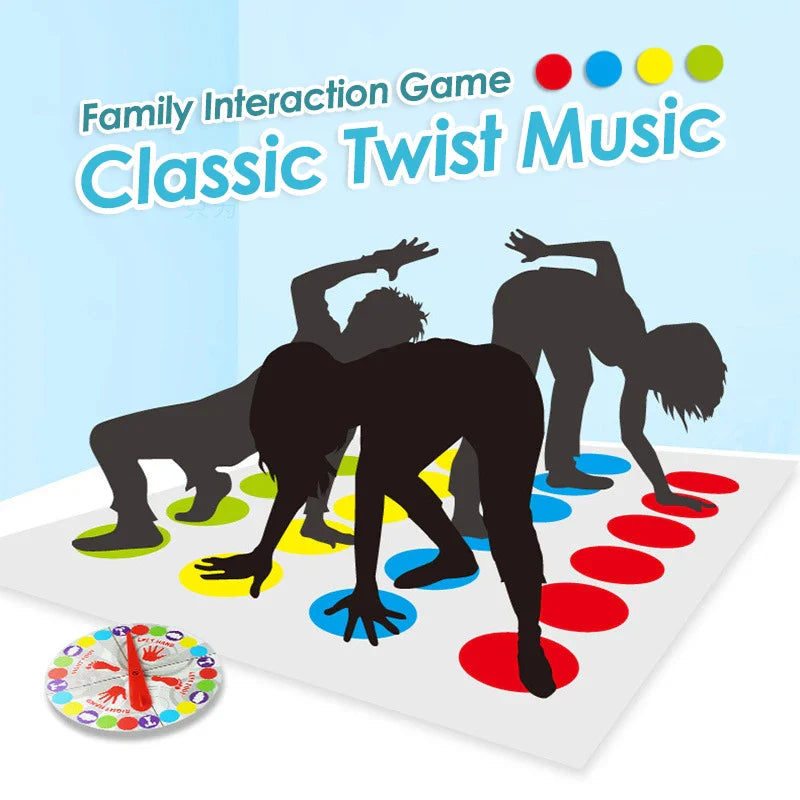 Twist Game – Fun Family Body Movement Mat, Party Board Game for Kids & Adults, Interactive Family Fun