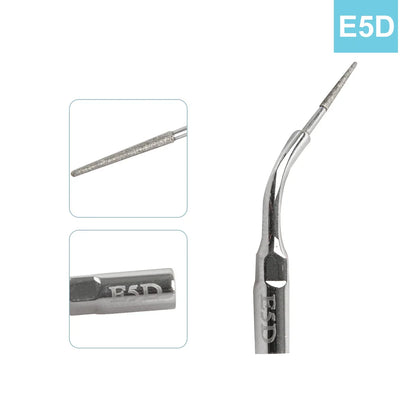 AZDENT 5pcs Dental Scaler Tips – Compatible with EMS, WOODPECKER, SATELEC, DTE, NSK Ultrasonic Scalers