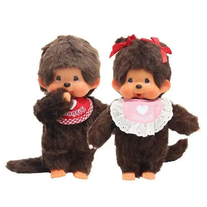 15/20cm Kawaii Mengqi Monkey Plush Doll – School Bag Pendant, Keychain Decor & Cute Birthday Gift