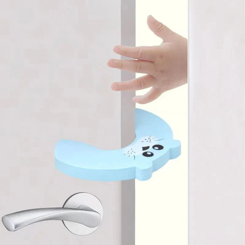Baby Safety Furniture Protection Kit: Cute Animal Door Stoppers, Child Locks, Finger Protectors - Secure Newborn Care Solution