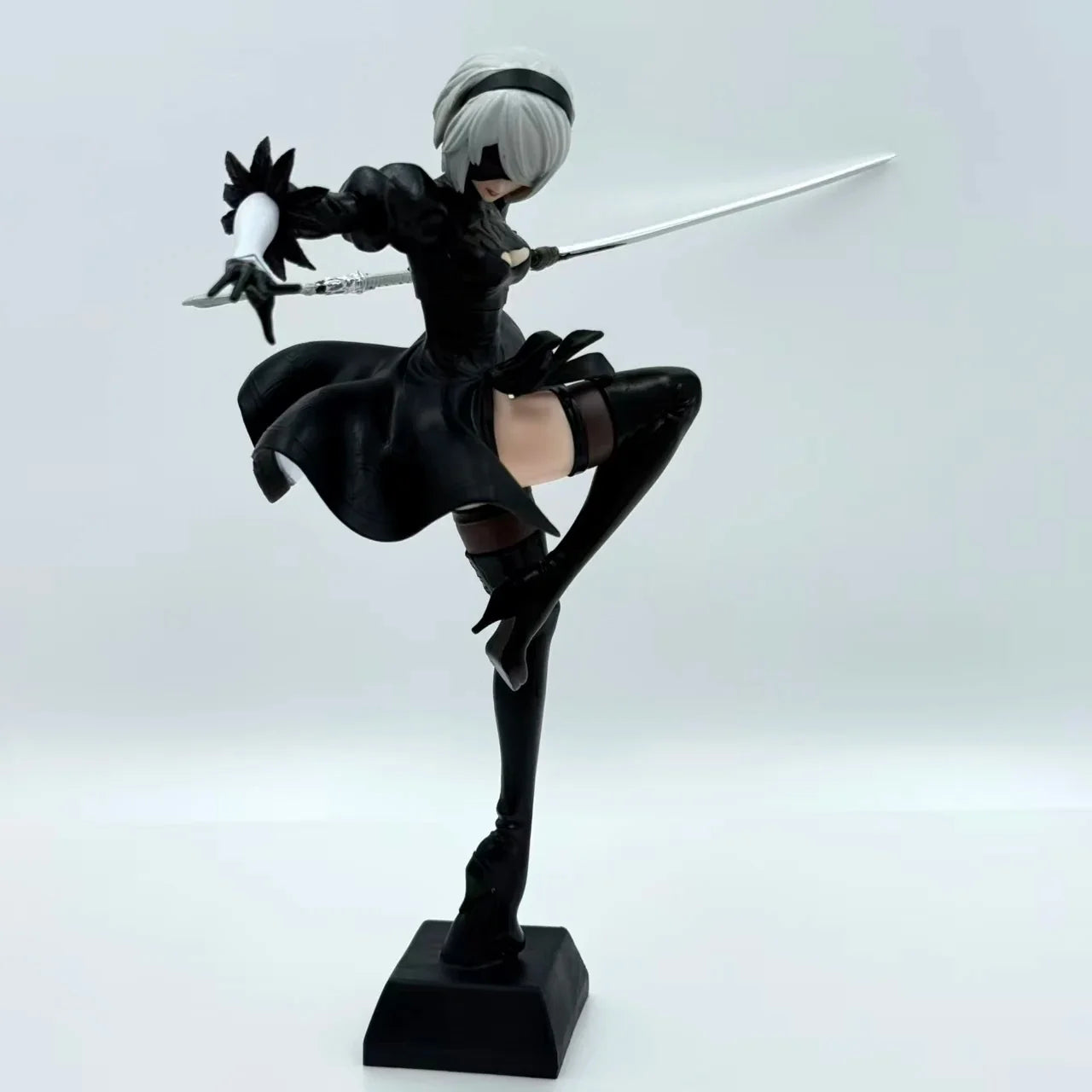 24CM NieR: Automata 2B PVC Action Figure — YoRHa No.2 Lifeform Collectible Doll | Kaine Nier Statue Gift