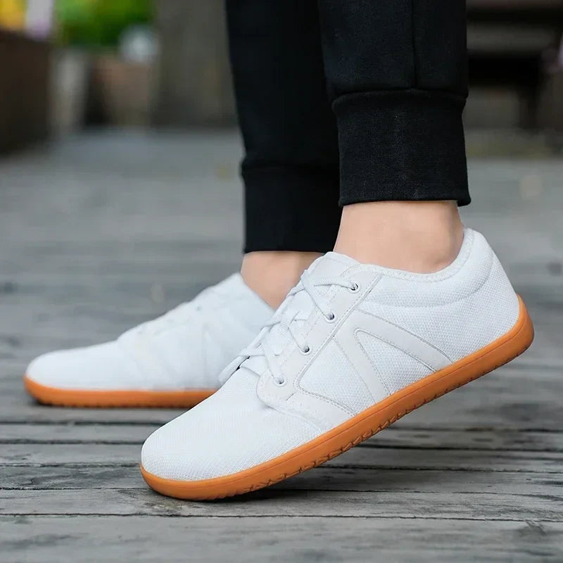Men's Wide Fit Barefoot Sneakers – Minimalist Zero Drop Cross Trainers with Wide Toe Box for Relaxed, Natural Movement