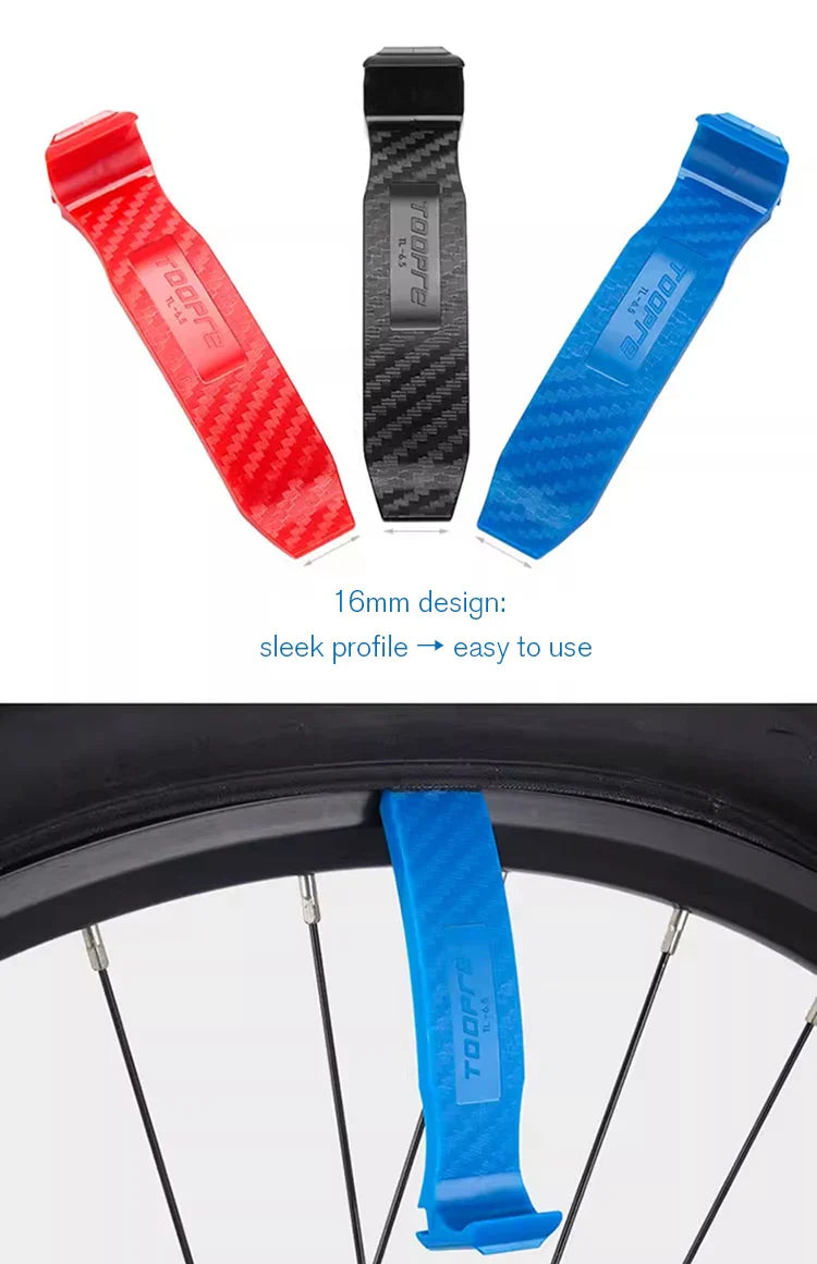 4-in-1 Bicycle Tire Lever Tool – Double-Head Tube Remover with Deflation Function for Road Bike Repair