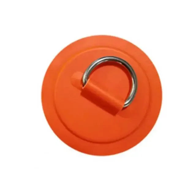 Surfboard Dinghy Boat PVC Patch – Stainless Steel D-Ring, Deck Rigging Rope Ring Buckle for Kayaking & Inflatable Boat Accessories