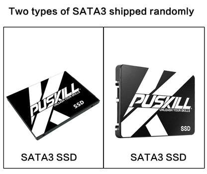 PUSKILL SATA3 SSD – 2.5" Internal Solid State Drive for Laptop & Desktop, Available in 120GB, 256GB, 512GB, 1TB, 2TB   2/2