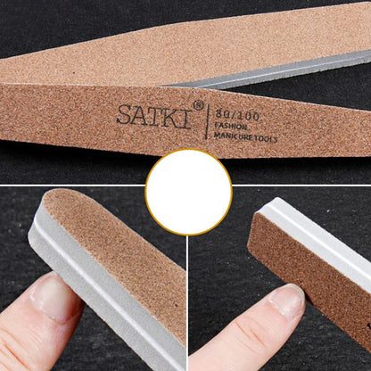 10PCS Double-Sided Nail File Blocks – Colorful Sponge Buffing, Sanding & Polishing Strips for Pedicure & Manicure Tools