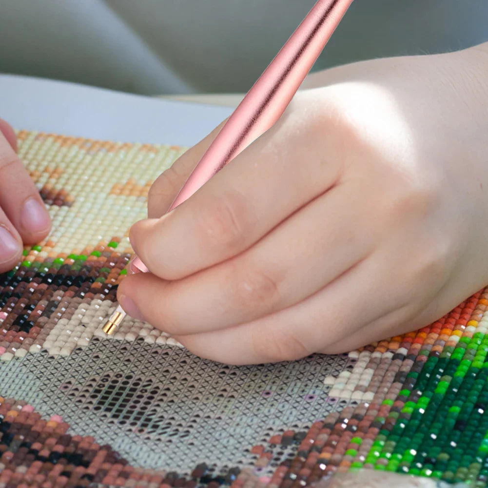 DIY Electric Diamond Painting Pen Set — Portable USB Vacuum Suction Kit