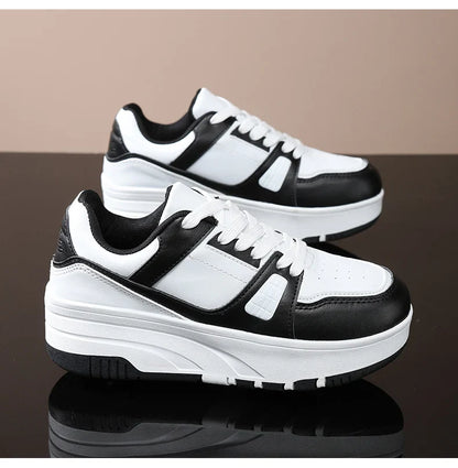 Four-Wheel Roller Shoes for Boys & Girls – Casual Outdoor Sports Sneakers with Pulleys, Slide & Shrink School Walking Shoes