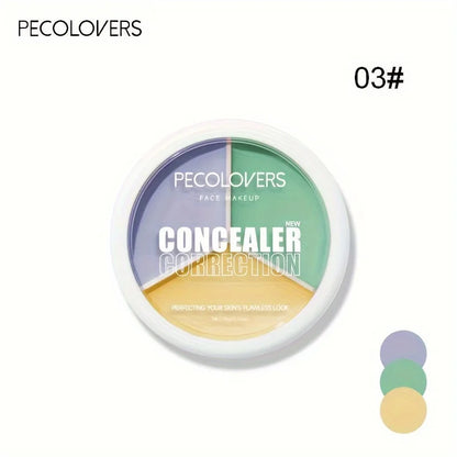 Waterproof Concealer Cream Palette – Long-Lasting Full Coverage for Acne, Dark Circles & Spots, Moisturizing Face Makeup