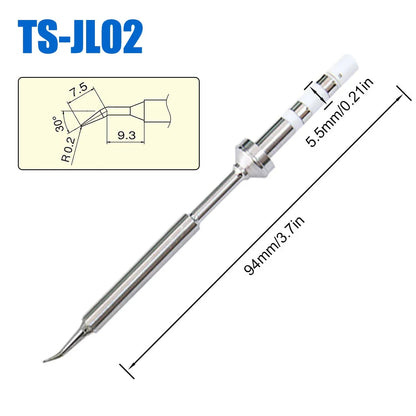 Pine64 TS100 TS101 Soldering Iron Tips – Replacement for Pinecil V2 & TS Series Models, B2 ILS BC2
