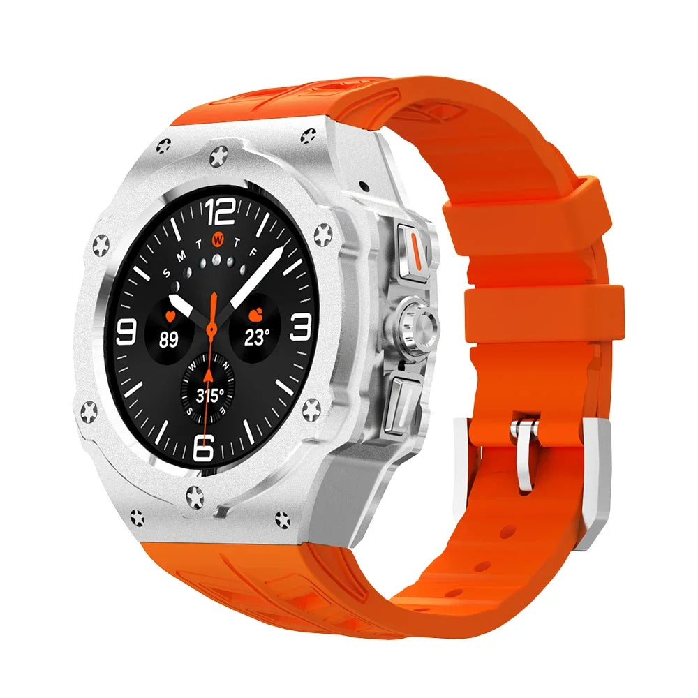 Luxury Carbon Case & Rubber Strap Kit – Samsung Galaxy Watch Ultra 47mm Accessories