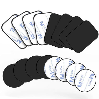 Metal Plate Discs for Magnetic Phone Holder – Round Iron Sheets for Car Mount Accessories (1/3/5 Pack)