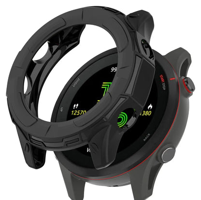 TPU Case & Tempered Glass Screen Protector for Garmin Forerunner 255/255S/955 – Protective Bumper Cover