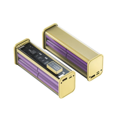 Professional 22.5W DIY Battery Charger Case – PD Fast Charging Box for 8PCS 18650 Polymer 20000mAh Battery