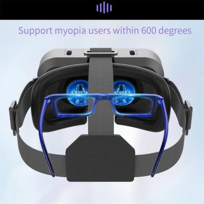G13 IMAX Giant Screen VR Glasses — 3D Virtual Reality Helmet for 4.7–7" Phones, Game Controller Compatible