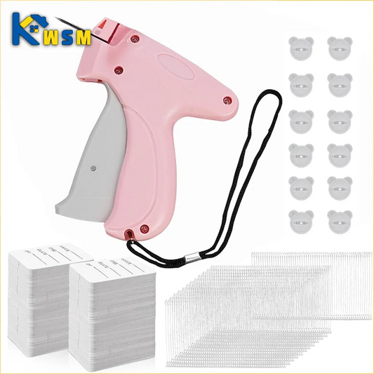 Garment Label Gun — Soft Silicone Pinless Snap Sewing Tool with Anti-Slip Holder