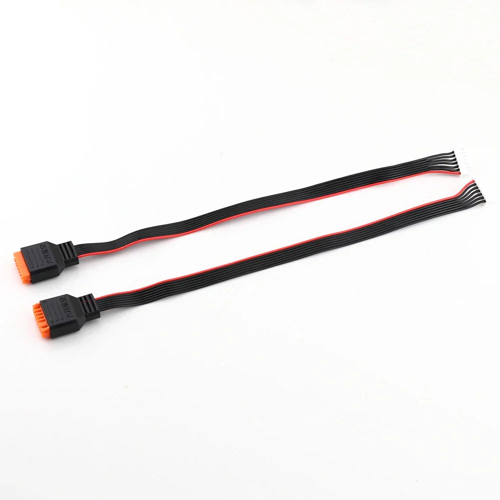 2PCS Charger Extension Cable for 2-6S Lithium Batteries - Balanced Head for HOTA D6Pro, ISDT Q6 M8 M6