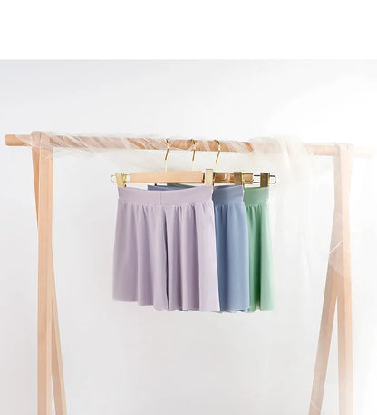 Women’s Dance & Yoga Shorts – Skirted Sport Pants for Ballet, Training, Jogging, Running & Fitness