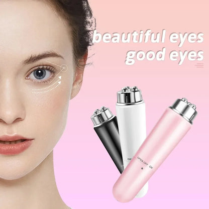 4-in-1 Electric Eye Massager – Micro Vibration Facial Device for Dark Circles, Puffiness & Eye Bag Relief