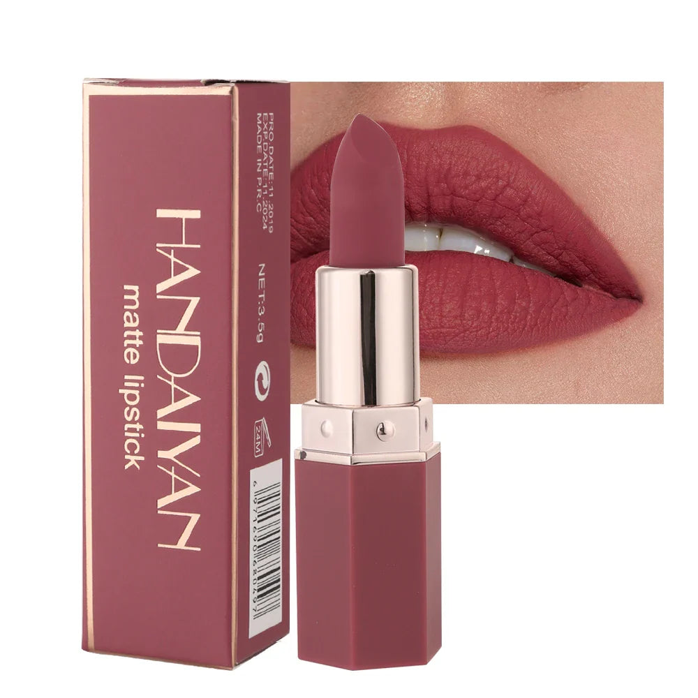 Matte Lipstick – Long-Lasting, Non-Fading Multi-Color Lipstick, Available in 6 Shades