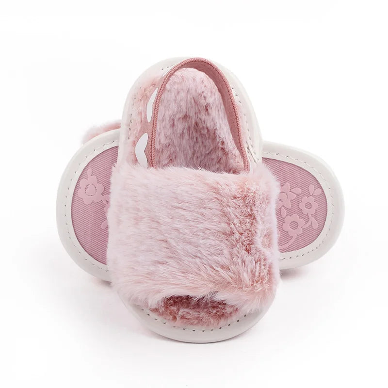 Baby Winter Soft Slippers - Cozy Prewalker Shoes for Boys & Girls Ages 0-18 Months