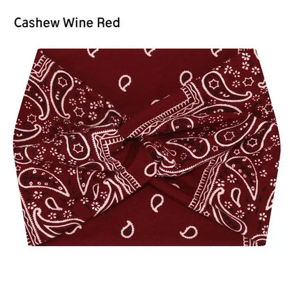 Wide Elastic Headband for Women – Yoga, Pilates, Running & Cycling Sweatband Hairband Turban Makeup Hair Hoop