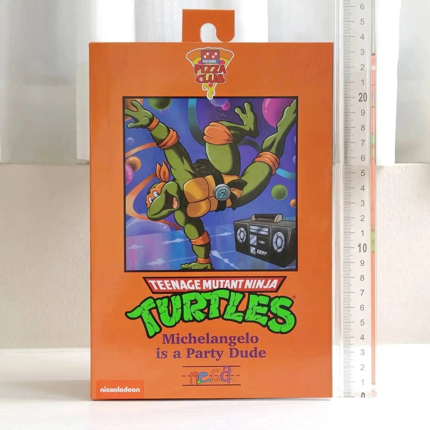 Four New NECA Anime Action Figures – Leonardo Teenage Mutant Ninja Turtles Pizza Club Model Figurines for Toys & Shelf Display