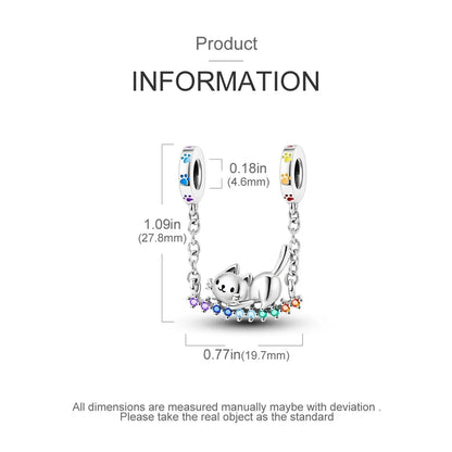 MULA Chameleon Silver-Plated Charm with Color-Changing Crystal Ball - DIY Snake Chain Bracelet Jewelry Gift for Women