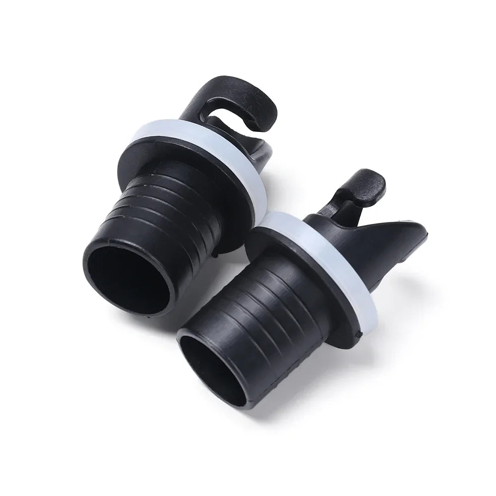 Water Sports Inflatable Boat Connector – PVC Nylon Air Valve Caps, Screw Hose Adapter & Raft Foot Pump for Fishing Kayak Accessories