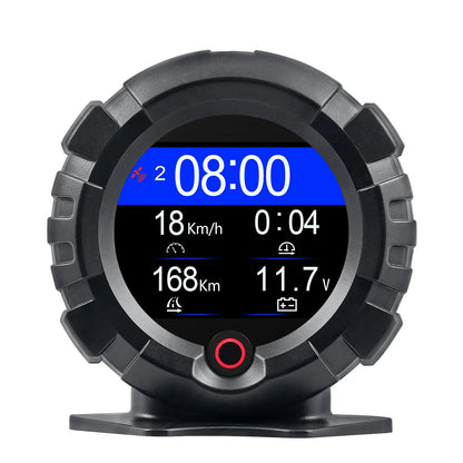 X95 Car GPS Digital Head-Up Display – Inclinometer Speedometer with Slope, Pitch, Altitude & Latitude Meter