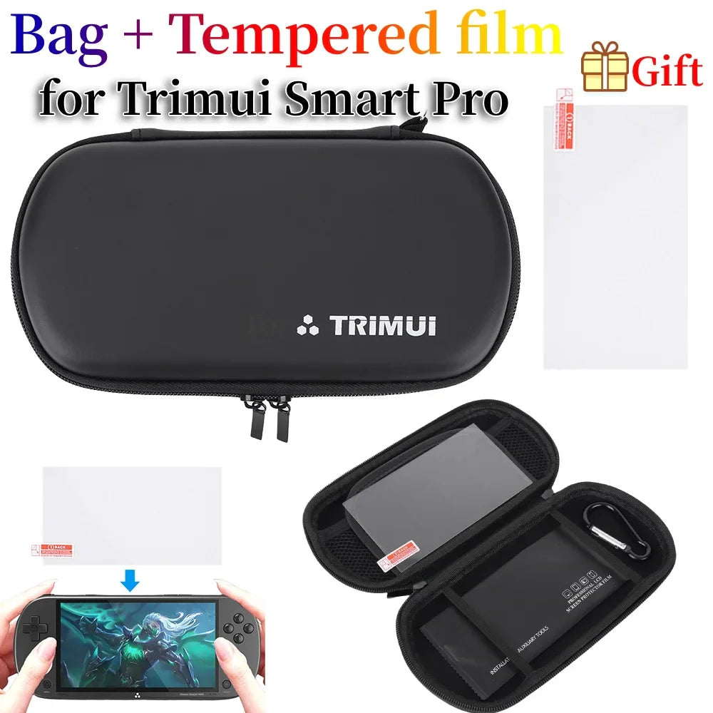 Trimui Smart Pro EVA Hard Carrying Case – Anti-Scratch, Waterproof & Dustproof Storage for Handheld Game Console