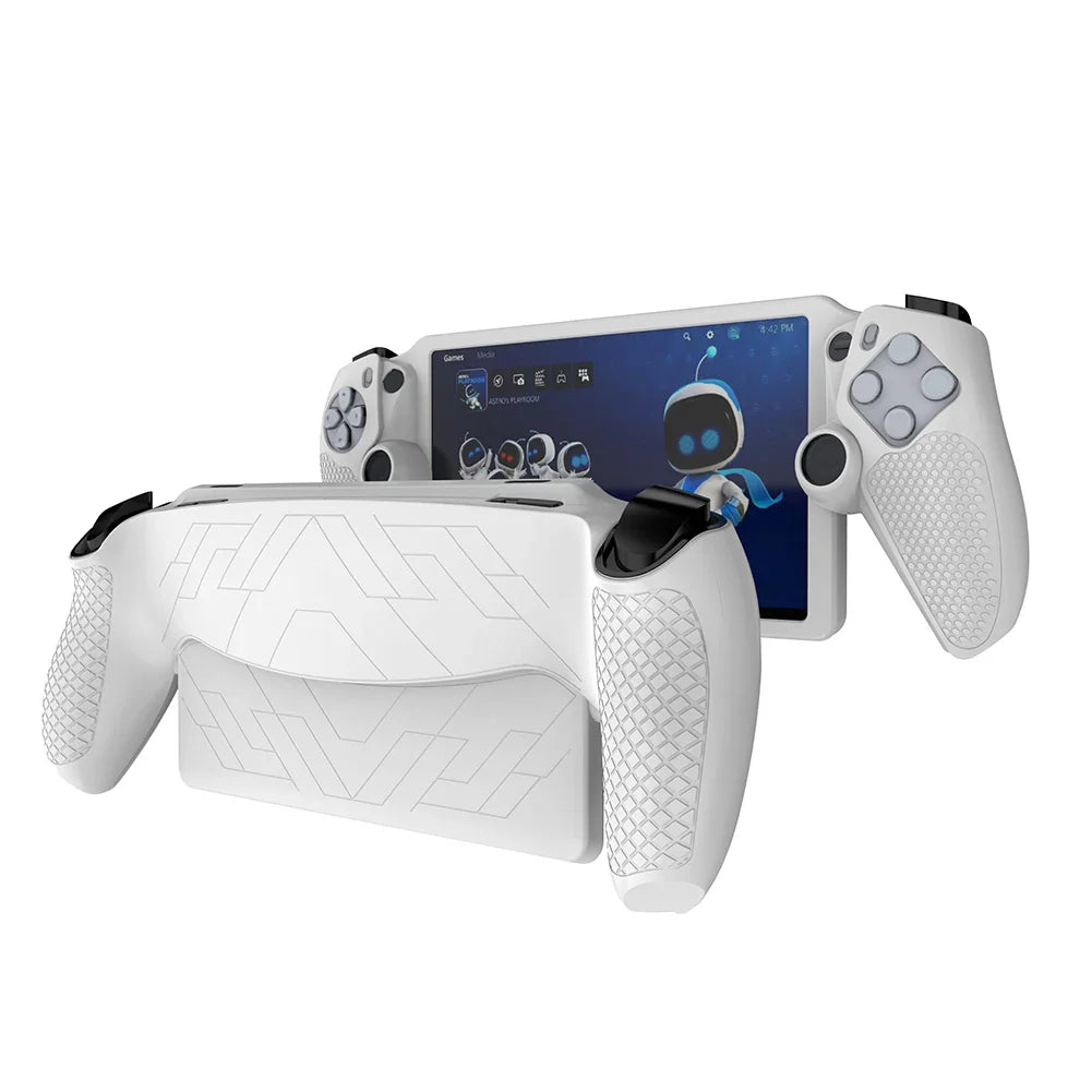 Customized Protective Case for PS5 Portal – 360° Full Coverage, Non-Slip Skin Housing & Accessories