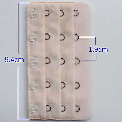2PCS/4PCS Strap Extender Set – 3-Hook, 5-Row Adjustable Candy Color Bra Extenders for Women