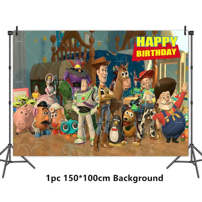 Disney Buzz Lightyear Foil Balloon – Toy Story Latex Party Decoration & Cake Topper for Kids