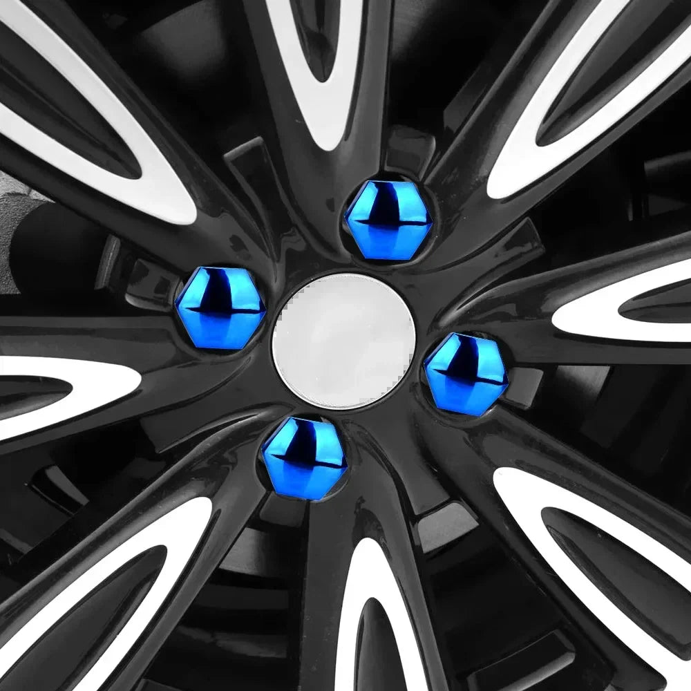 20PCS Car Wheel Nut Caps – Anti-Rust Tire Bolt Covers, 17/19/21mm Hub Protection & Exterior Decoration