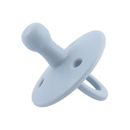 Baby Silicone Pacifier – Soft BPA-Free Soother Nipple for Newborns with Teether Toy & Nursing Pacifier Chain Pendant