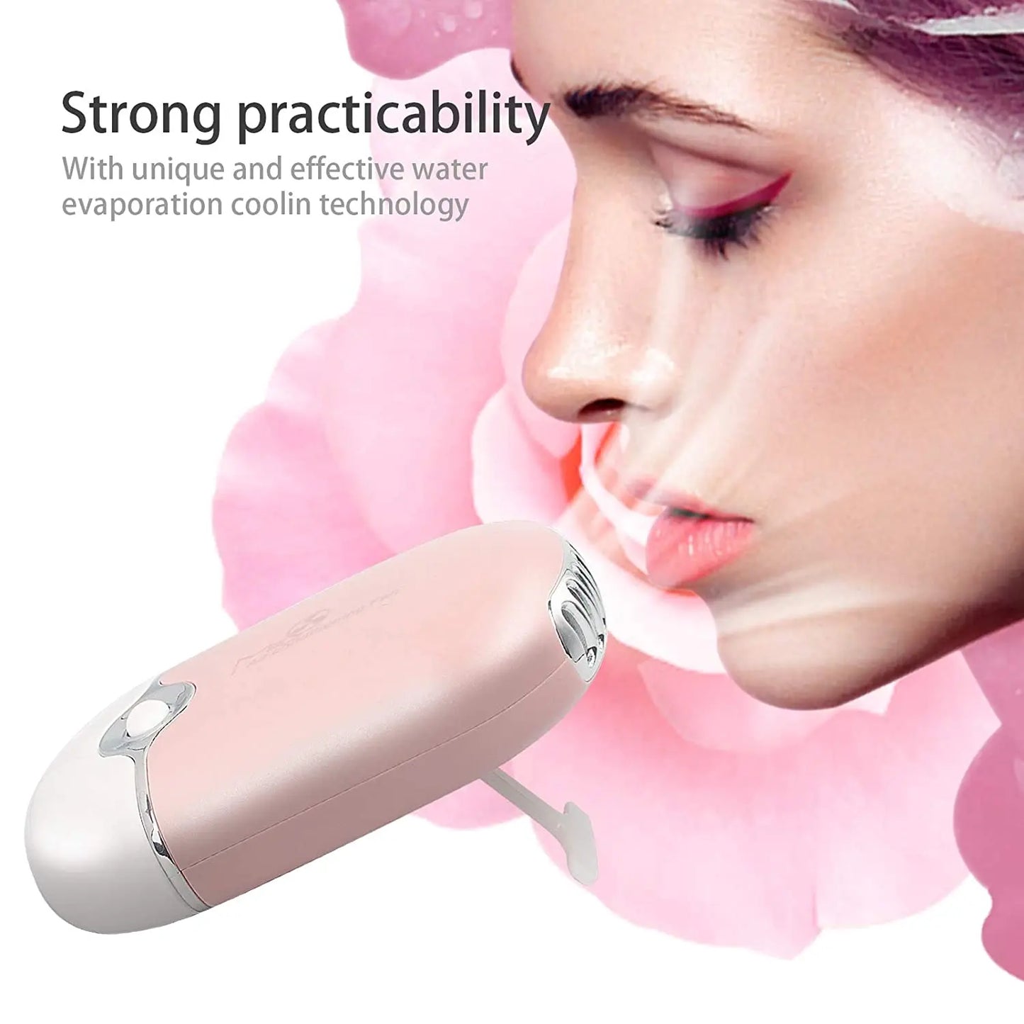 Krofaue Mini USB Eyelash Fan Dryer - Fast Drying Blower for Extension Graft Eyelashes and Makeup Tools - Dedicated Air Conditioning Glue Dryer