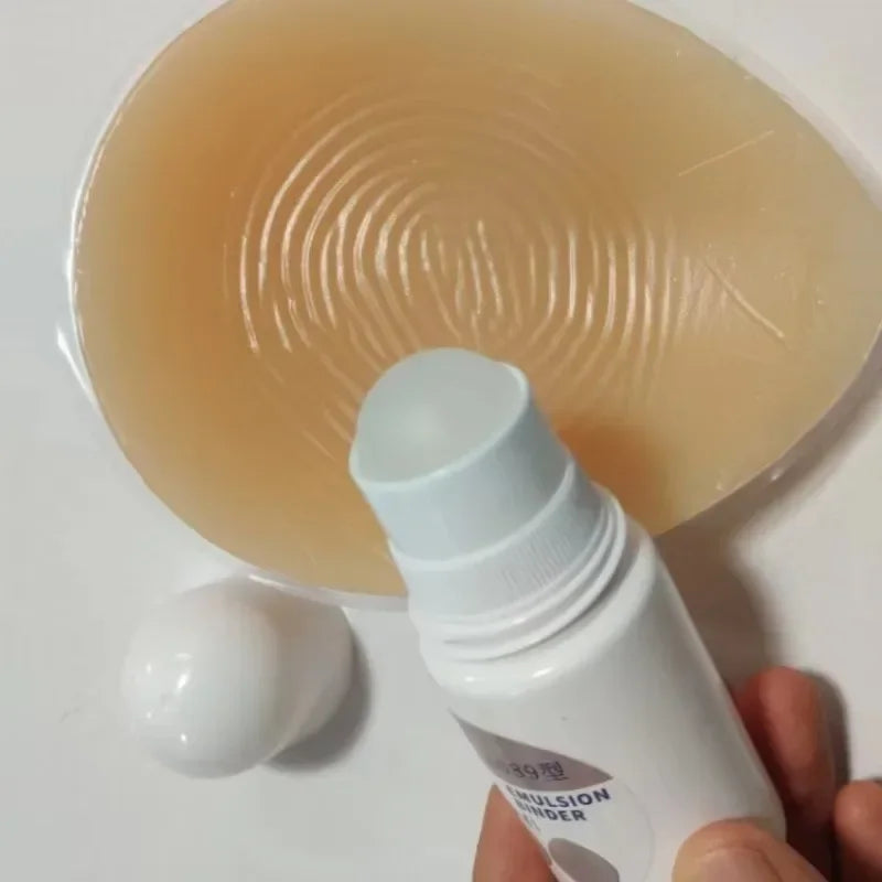 Gold Elephant Silicone Chest Stickers – Invisible Emulsion Binder Glue for Crossdressers