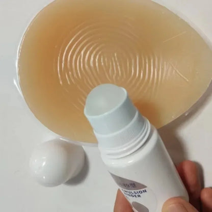 Gold Elephant Silicone Chest Stickers – Invisible Emulsion Binder Glue for Crossdressers