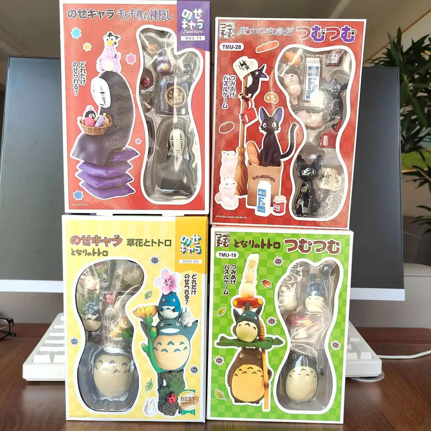 Hayao Miyazaki Totoro Mini Figure – Cute Anime PVC Statue, Kawaii Room Ornament & Kids Christmas Gift