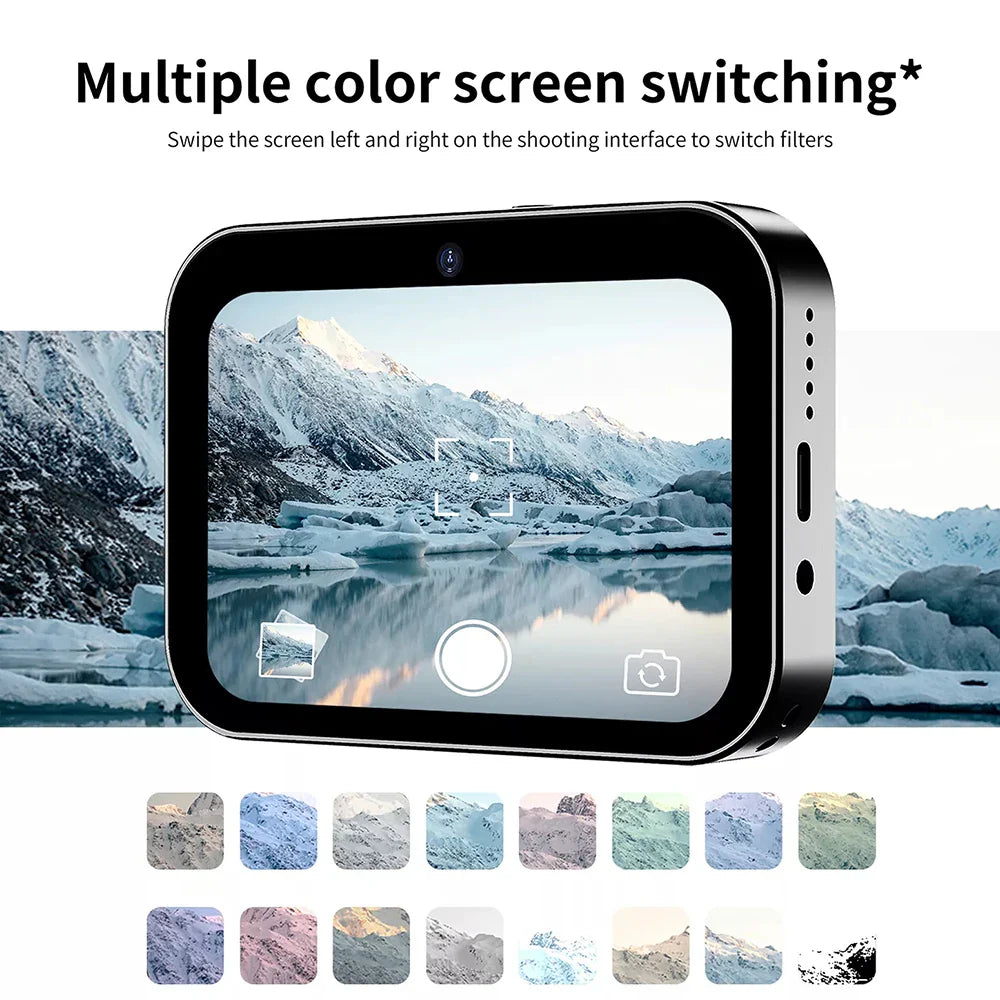 New 4K Digital Camera – Night Vision, Triple Lens, 3-Inch HD Touch Screen, 64MP, OTG Transmission, 3600mAh Battery