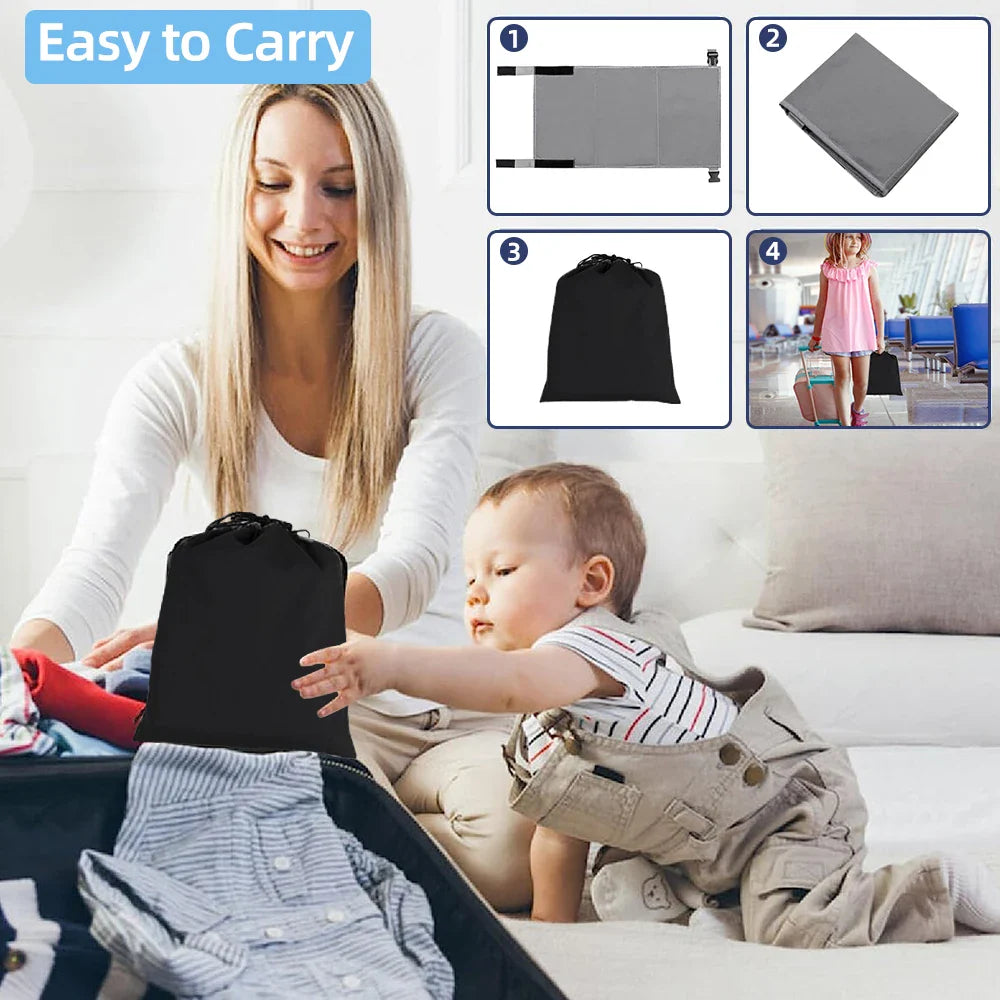 Kids Travel Airplane Bed: Portable Foot Rest Hammock for Baby Pedals, Seat Extender Leg Rest - Comfortable Airplane Travel Solution for Kids