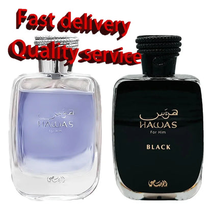 Original Hawas Men EDP Spray 100ml – Long-Lasting Premium Arabian Fragrance, Luxurious & Masculine Parfum for Daily Elegance