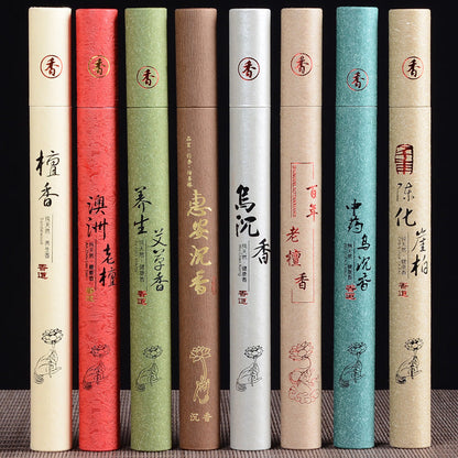 40PCS Natural Sandalwood Incense Sticks – Aromatic Home Fragrance for Blessing Ceremony, Lavender, Green Tea & Rose