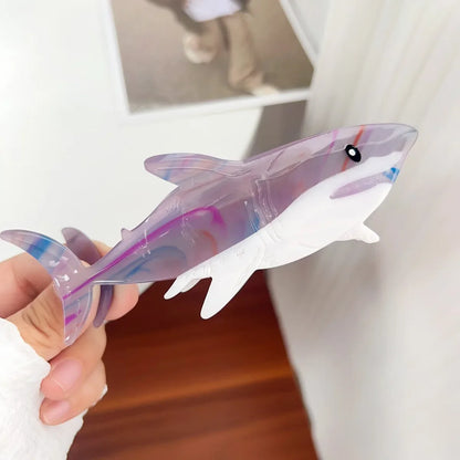 Ocean Beach Series Hair Claw | Hippocampus, Jellyfish & Dolphin Acetate Hair Clip for Women & Girls