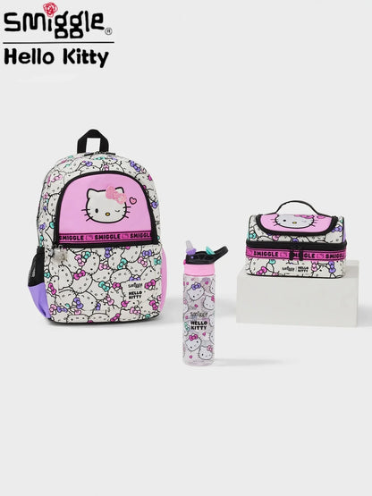 Sanrio Hello Kitty Cartoon School Bag — Cute Anime Backpack for Kids, Student Gift & Halloween Anime Merchandise