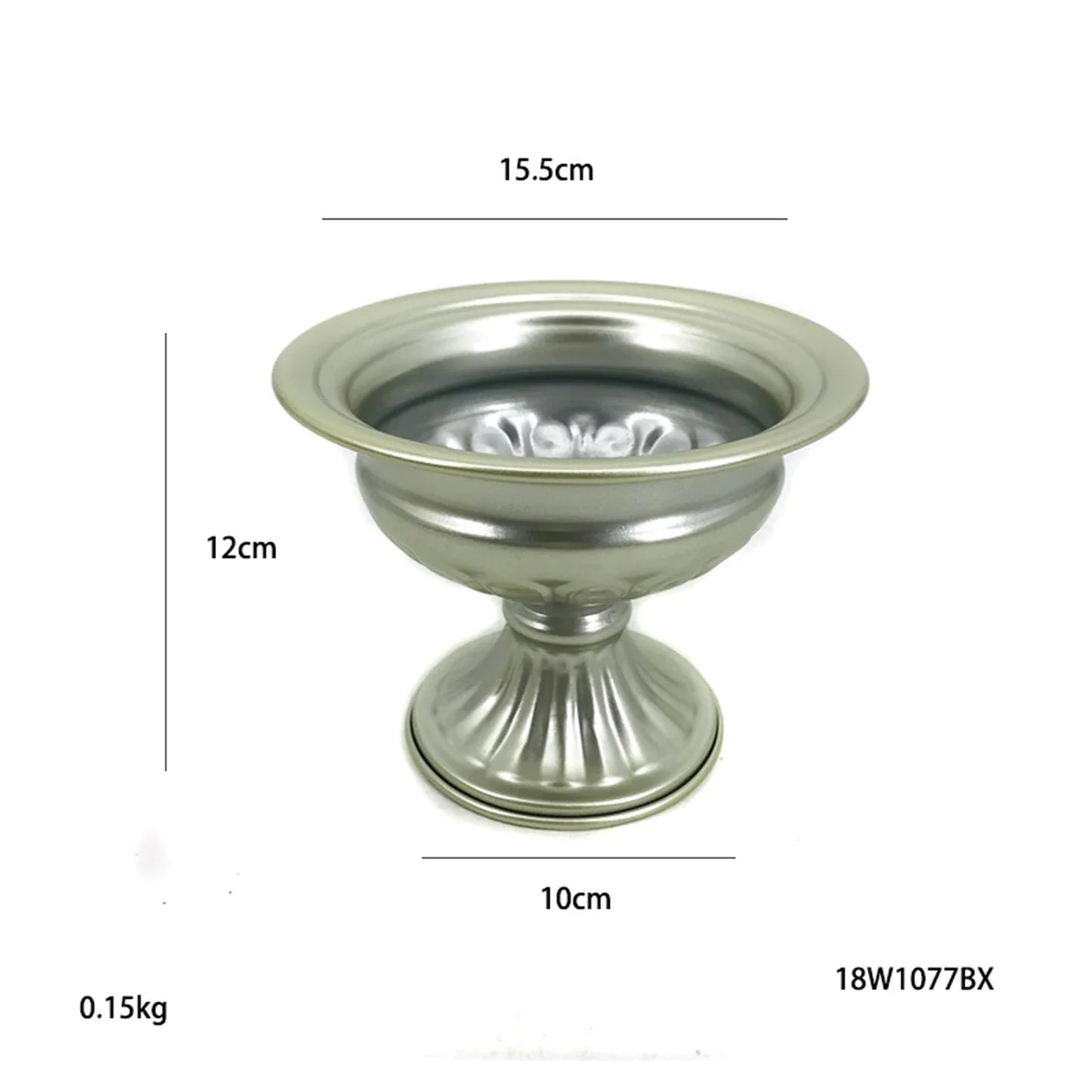 Metal Flower Vase & Candle Holder — Table Centerpiece for Wedding, Anniversary, Party & Hanging Decorations