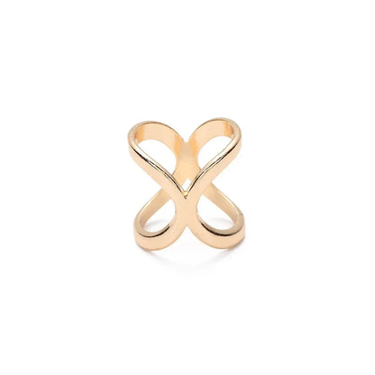 Stylish X Shape Metal Brooch: Fashion Cross Scarf Clip for Women - Hollow Bow Scarves Holder, Shawl Jewelry Accessory