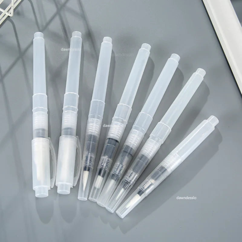 7pcs Refillable Watercolor Brush Pens: Water Brush Pens for Watercolor Painting - Convenient Water Paint Brushes