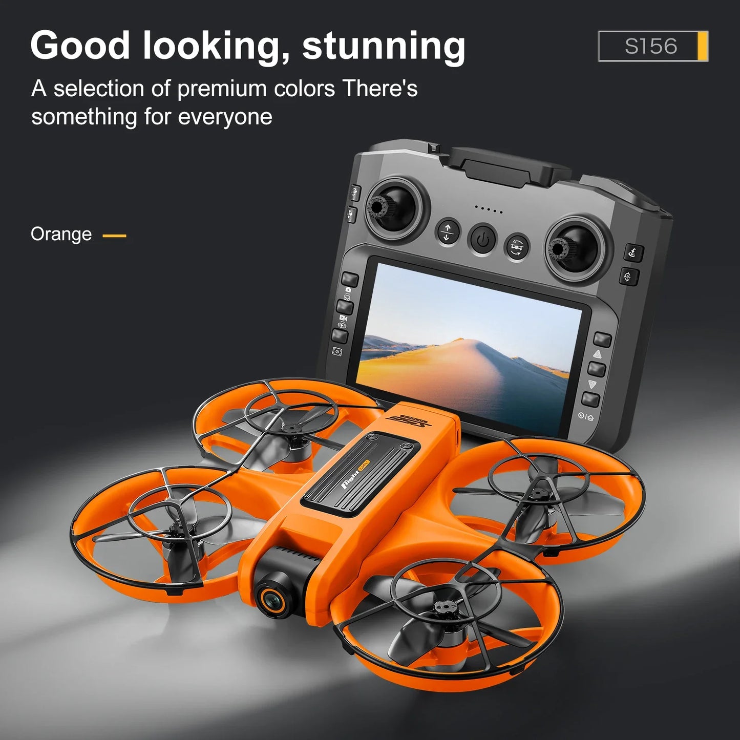 S156 GPS Foldable Drone – 8K Dual Camera, 5G WiFi, 360° Obstacle Avoidance, Brushless Motor FPV Quadcopter Toy